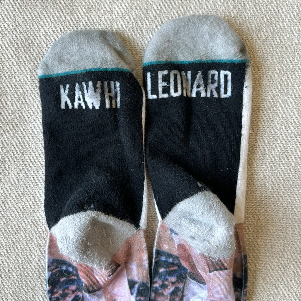 Kawhi Leonard San Antonio Spurs Stance Socks - Picture 8 of 9